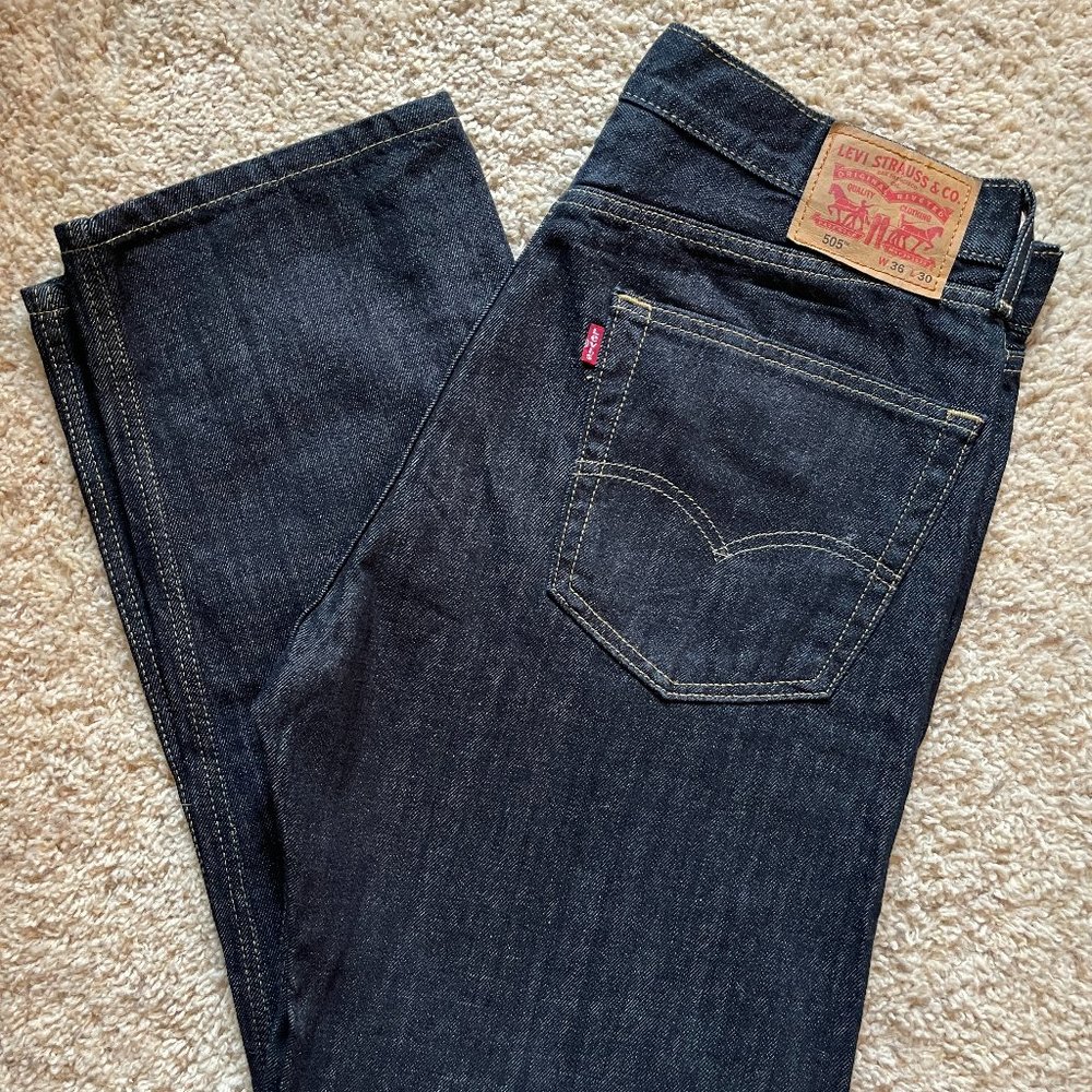 Levi's 505 Dark Blue Jeans